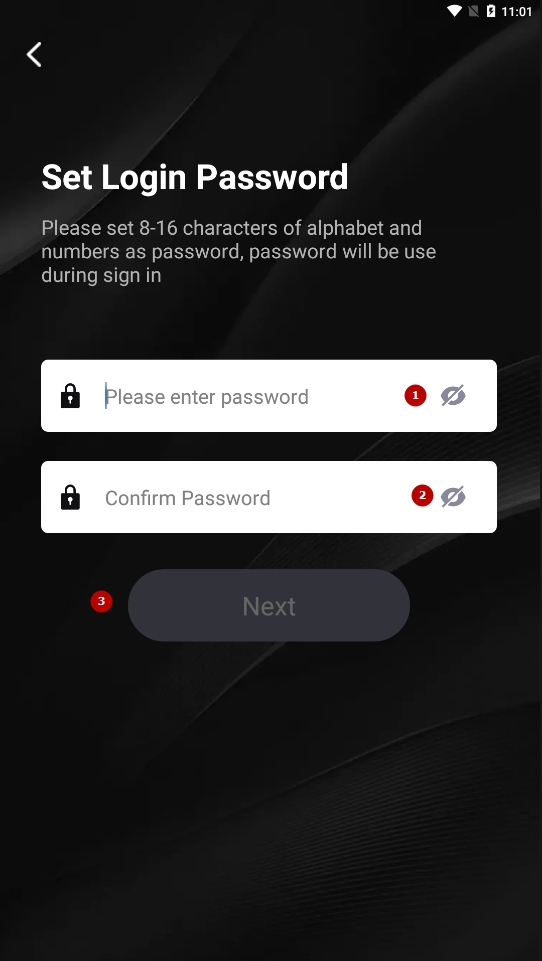 Создайте пароль