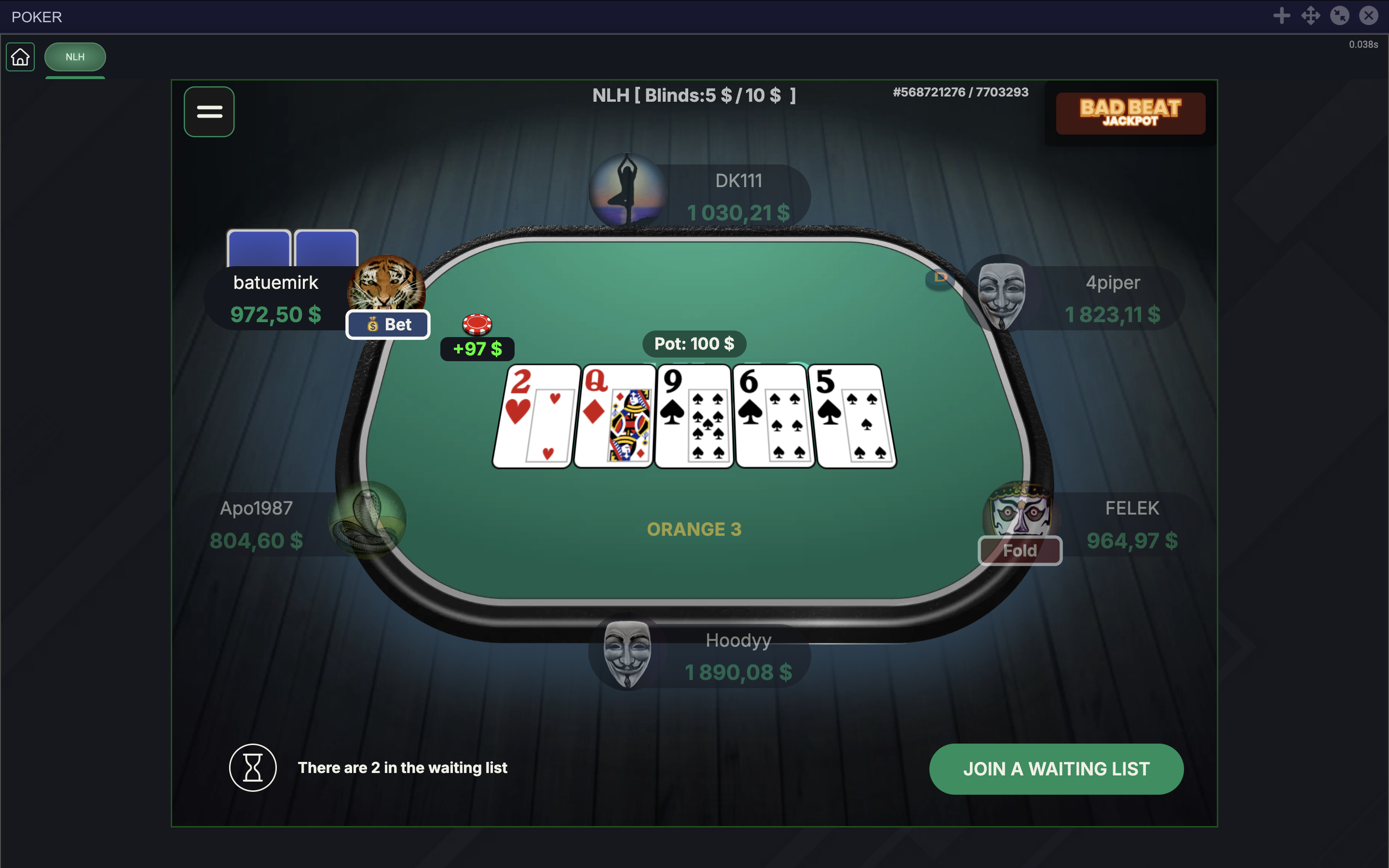 Скриншот 4NPOKER