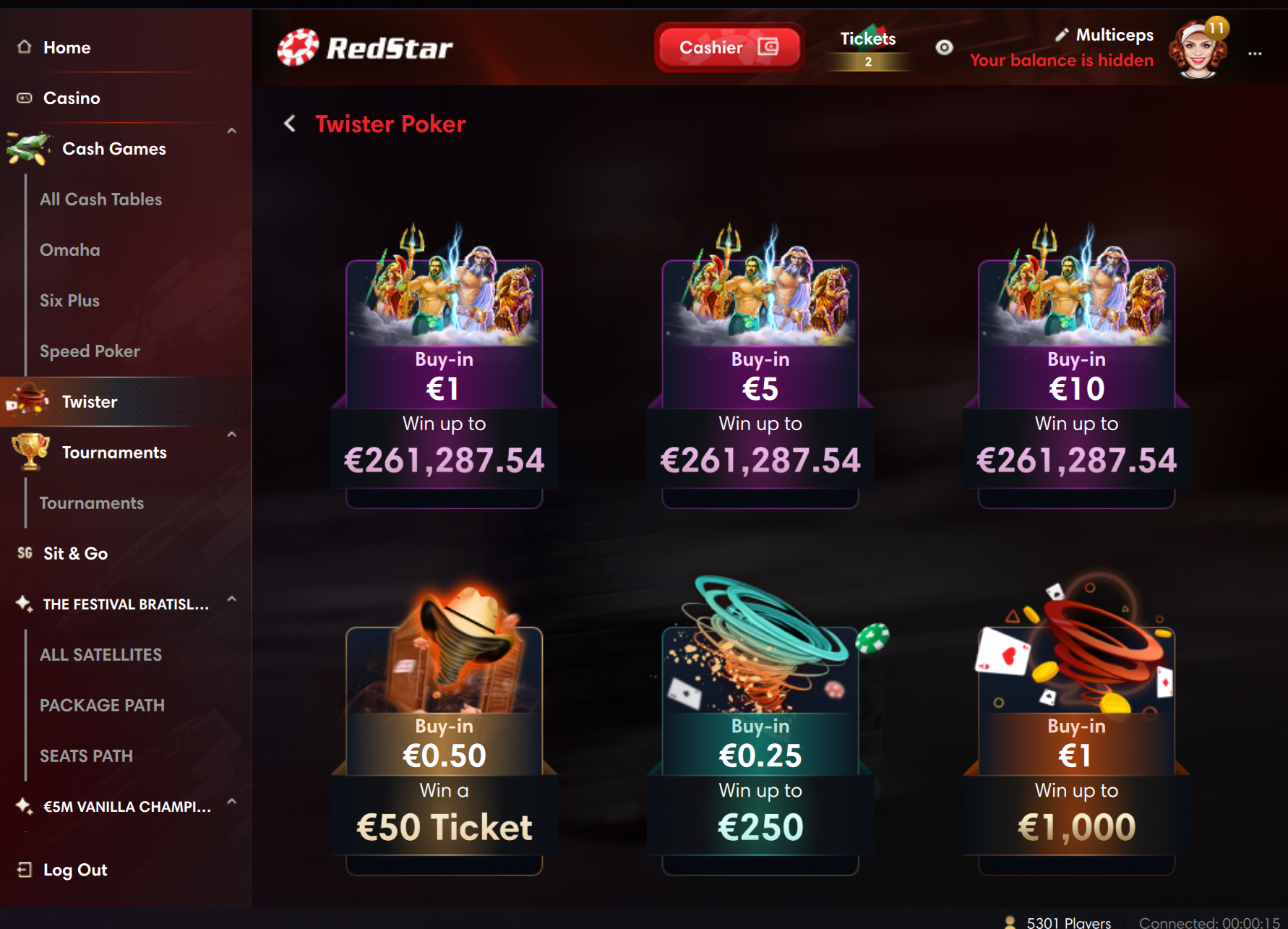 Скриншот RedStar Poker