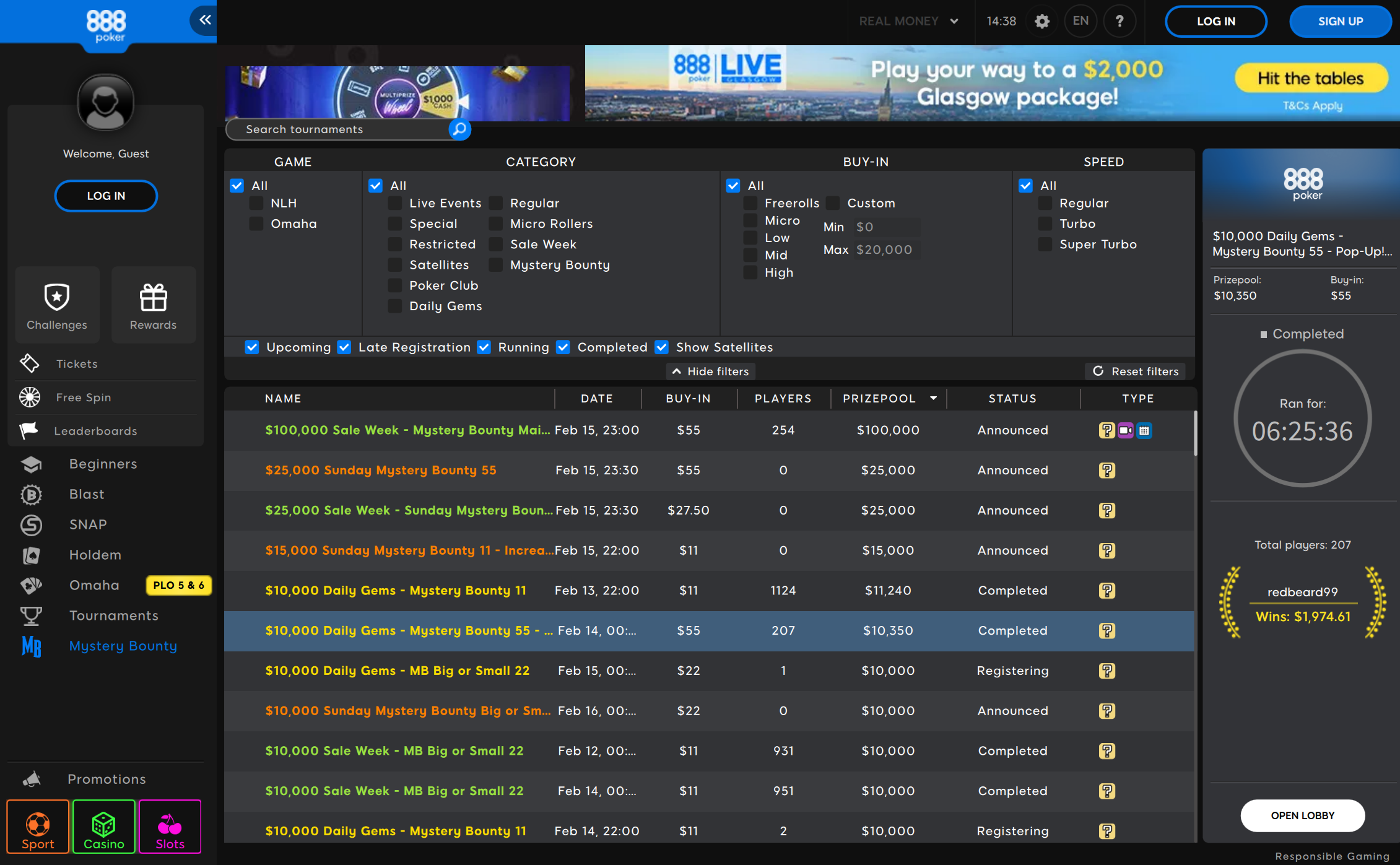 Скриншот 888poker