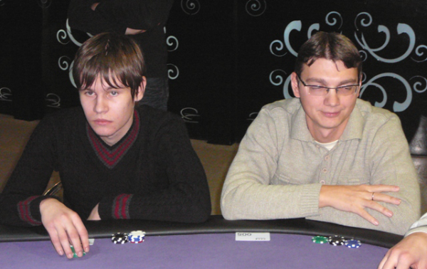 Слева направо: Евгений Гринюк, Сергей Нарожный