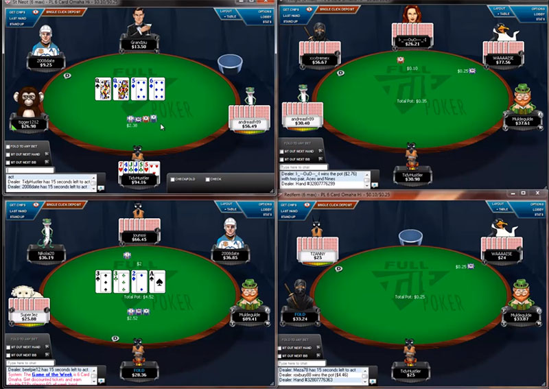 6-card Omaha на FullTilt Poker