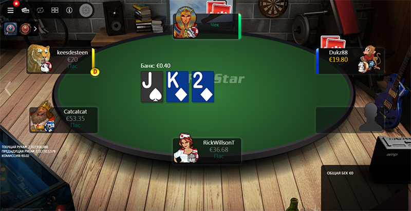 Лейаут RedStar Poker MPN
