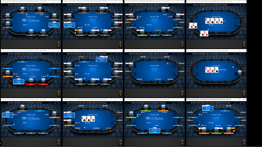 888 покер мультитейблинг