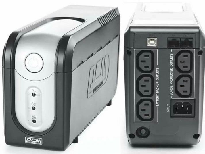 Линейно-интерактивный бесперебойник Powercom IMP 825AP.