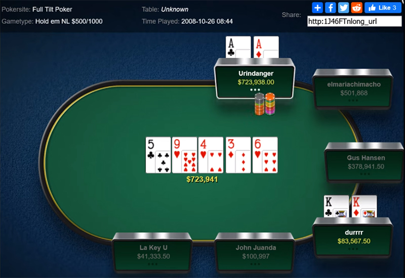 истории онлайн покера
