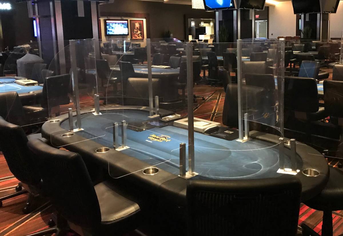 Как выглядел типичный 4-макс стол с остеклением в Лас-Вегасе