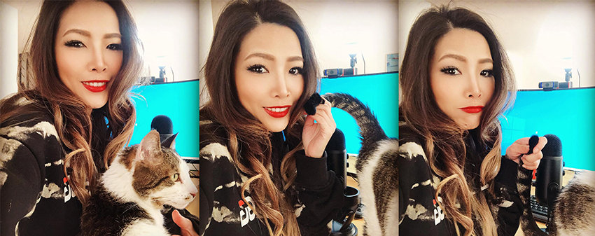 Саша изо всех сил не собирается стримить вместе с котом