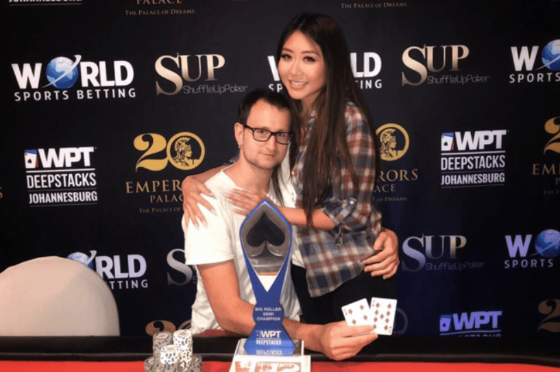 Кемпе и Хо с кубком WPTDS Johannesburg 2018.