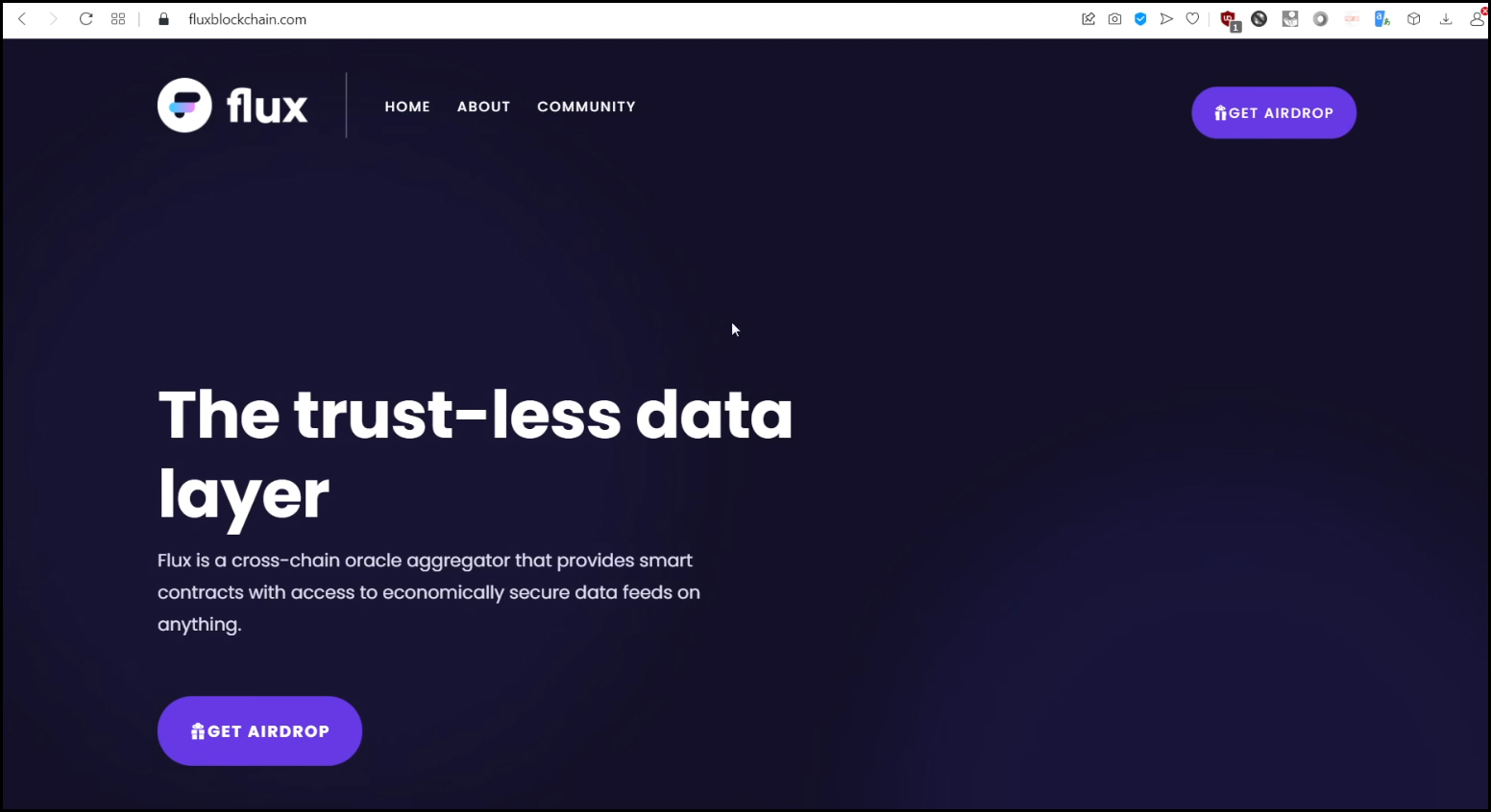 Поддельная страница FLUX.