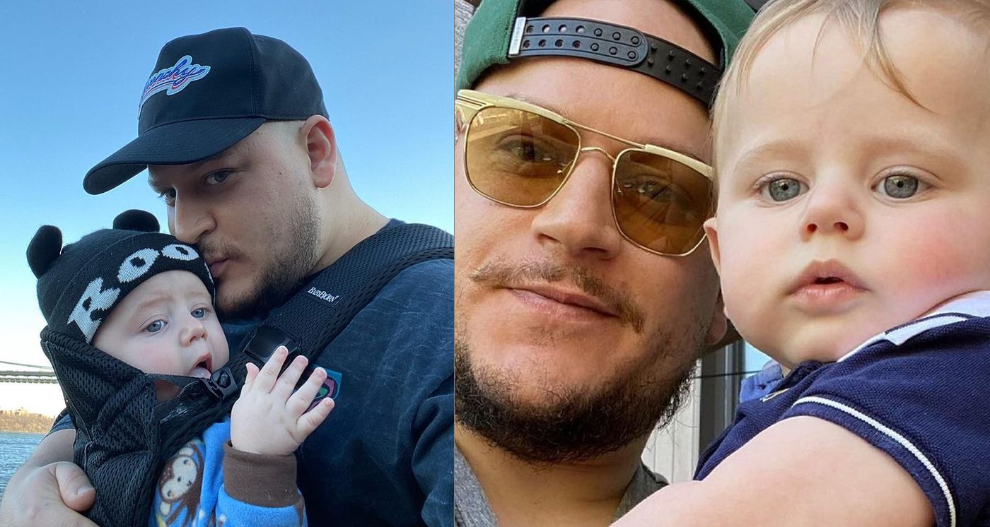 Мэтт Марафиоти с сыном Сэмми.