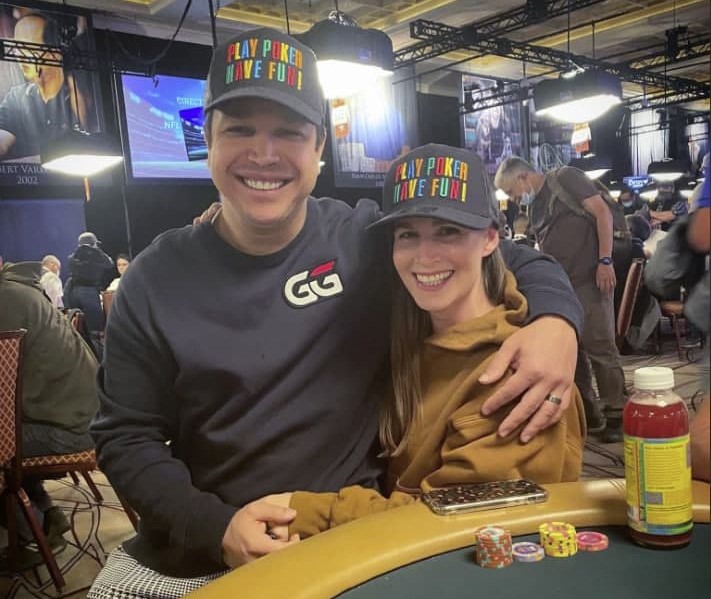 Фелипе Рамос и Натали Хоф Рамос на Main Event WSOP 2021.