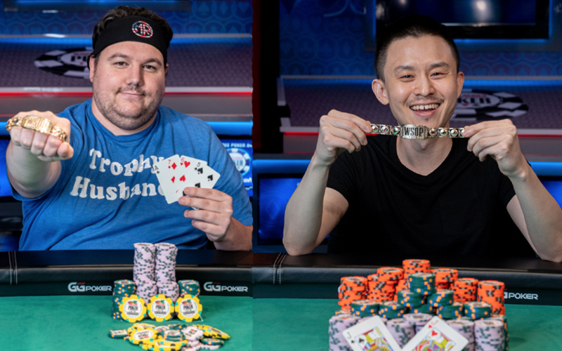 Шон Диб и Бен Ю с браслетами WSOP 2021