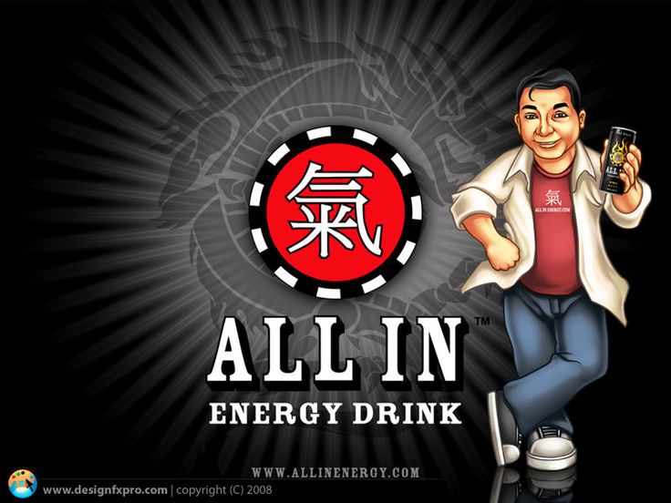 Рекламным лицом бренда «All In Energy» был Джонни Чен (Jonny Chan).