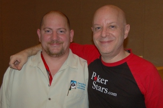Дэн Голдман (справа) и турнирный директор Майк Уорд
