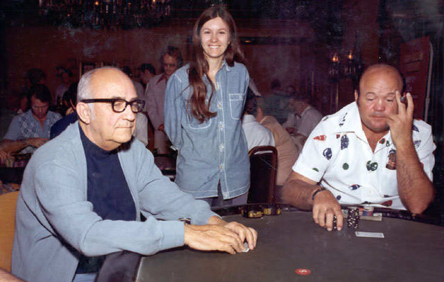 Johnny Moss, Becky Binion, Puggy Pearson