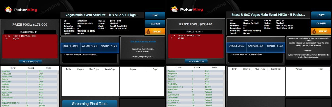 WSOP 2023 сателлиты на PokerKing