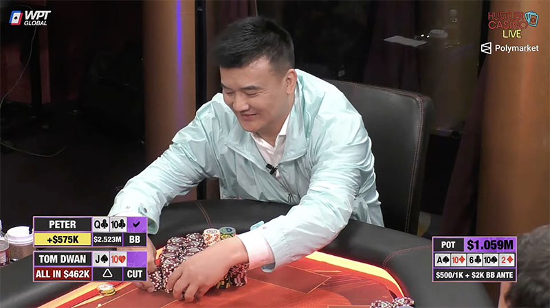 Трипс в трипс против Двана, банк более $1M