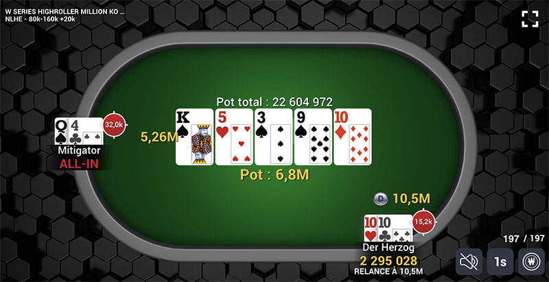 Thomas «Mitigator» Santerne занял 2 место в €125 Winamax Million Event