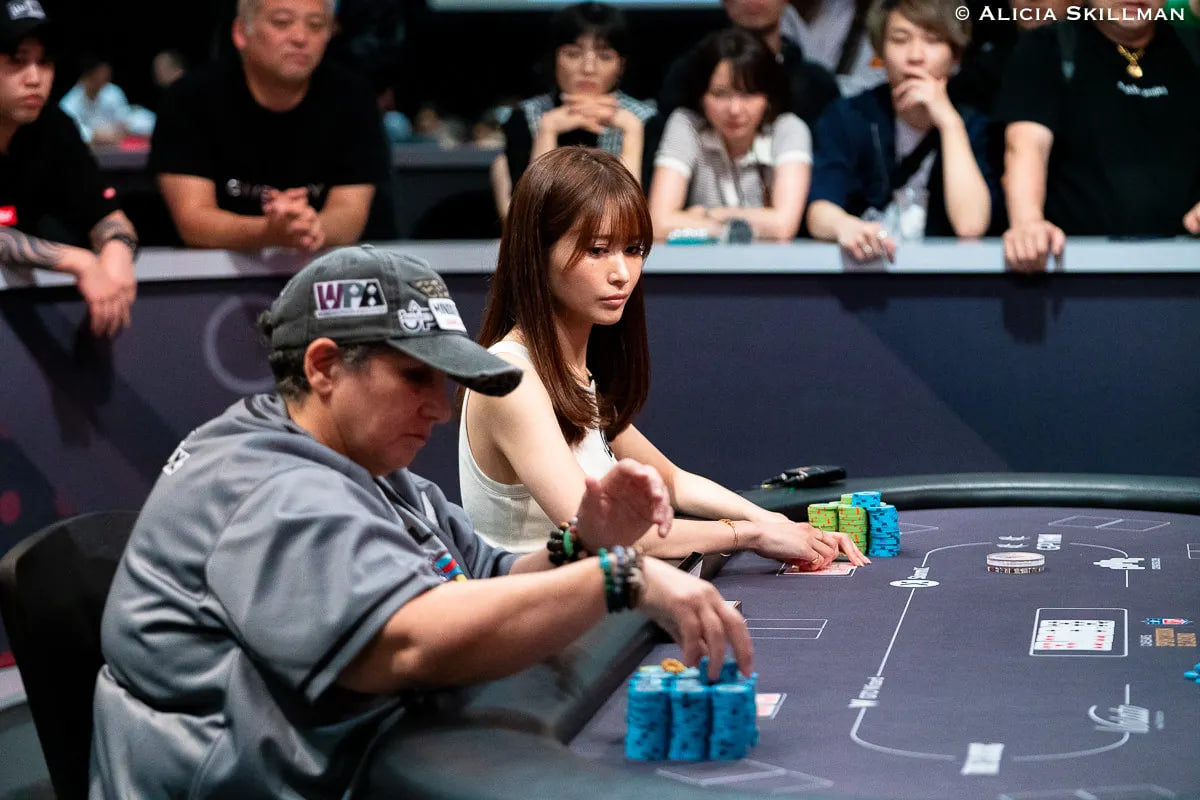 Тамар Абрахам и Шиина Окамото в хедз-апе Ladies Championship 2023