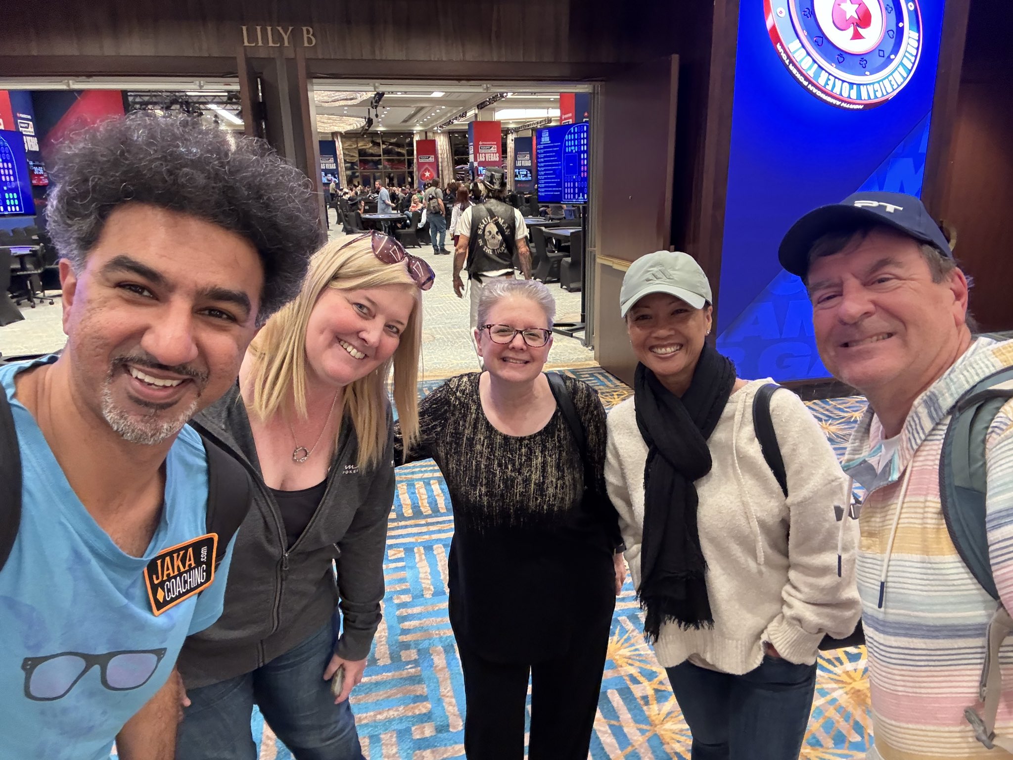 Фараз Джака со своими учениками на NAPT Las Vegas 2025