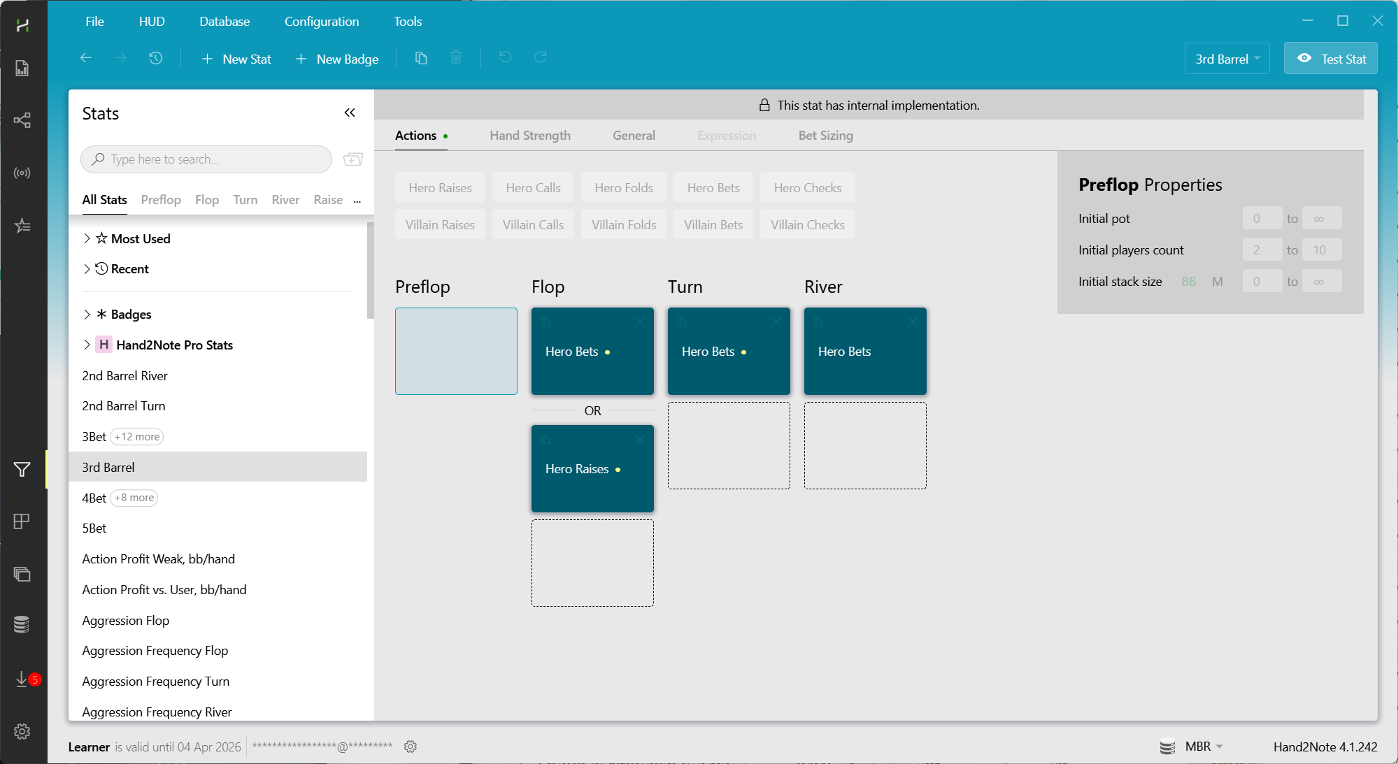 Редактор простых статов