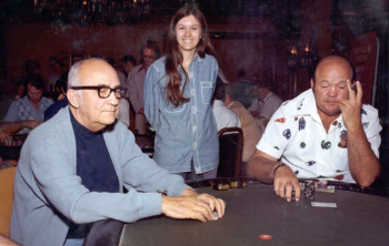 WSOP 1974 Джонни Мосс, Бекки Биньон и Пагги Пирсон