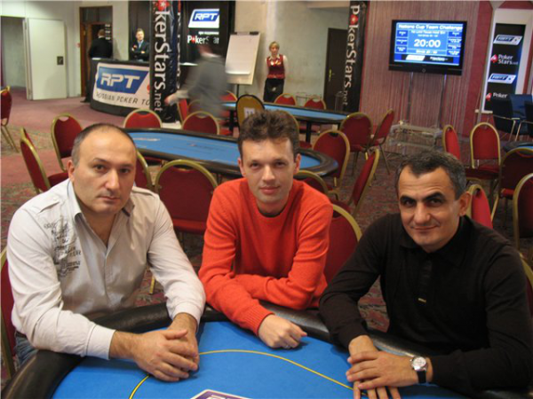 Команда "АРАРАТ" в составе Саркиса Акопяна, Давида Асланяна и Артура Симоняна