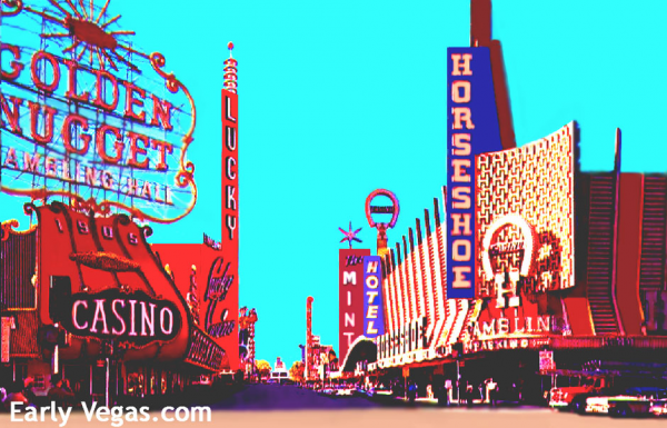 Binion's Horseshoe после редизайна в 1962 году