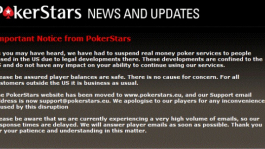 PokerStars и Full Tilt Poker: "Сложившайся ситуация касается только игроков из США" PokerStars и Full Tilt Poker: "Сложившайся ситуация касается только игроков из США"