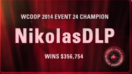Николай «NikolasDLP» Прохорский выиграл $356,754 и стал чемпионом WCOOP Николай «NikolasDLP» Прохорский выиграл $356,754 и стал чемпионом WCOOP