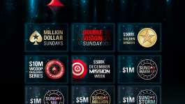 Декабрьский фестиваль на PokerStars с призовым фондом $15,000,000! Декабрьский фестиваль на PokerStars с призовым фондом $15,000,000!