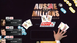 KK vs AK vs AQ за огромный банк на Aussie Millions KK vs AK vs AQ за огромный банк на Aussie Millions