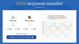 Новый сервис со статистикой покерных приложений на сайте