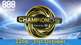 888poker анонсировал ChampionChips Games — серию для игроков микро и низких лимитов